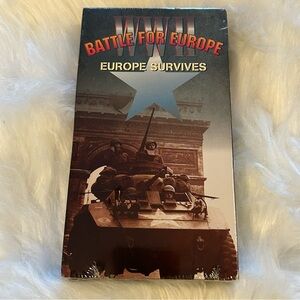 Sealed VHS World War 2 Battle For Europe: Europe Survives Home Video
